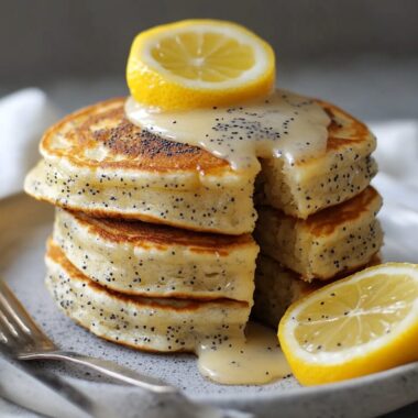 Lemon Poppy Seed Pancakes