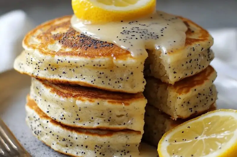 Lemon Poppy Seed Pancakes