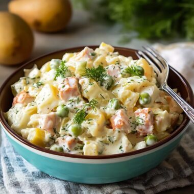 Authentic Russian Salad 'Olivye'