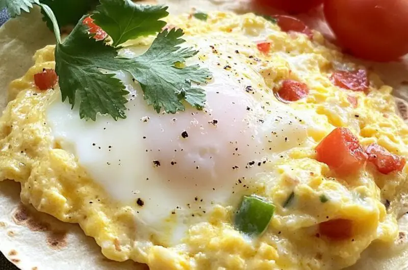 Tortilla Scrambled Egg and Cheese