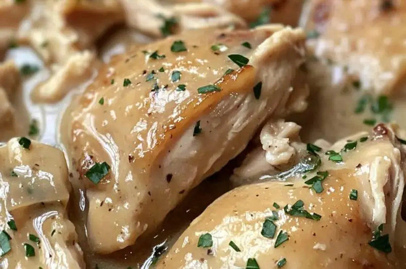Crockpot Chicken Thighs with Gravy