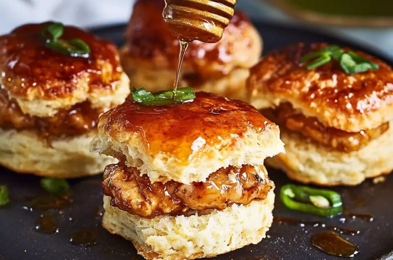 Hot Honey Chicken Biscuits