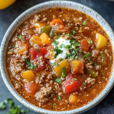 Stuffed Pepper Soup