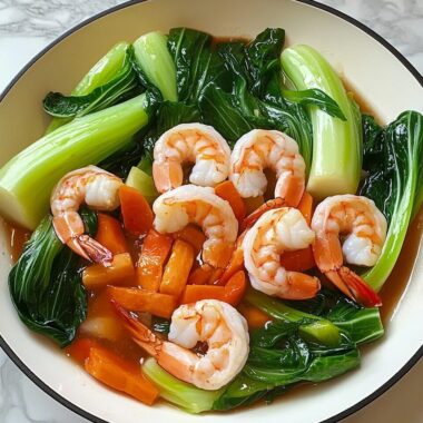 Bok Choy and Shrimp Skillet