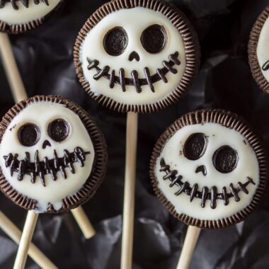 Halloween Jack Skellington Oreo Pops