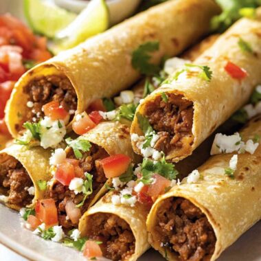 Oven-Baked Beef Taquitos