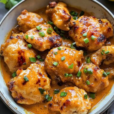 Skillet Bang Bang Chicken Thighs