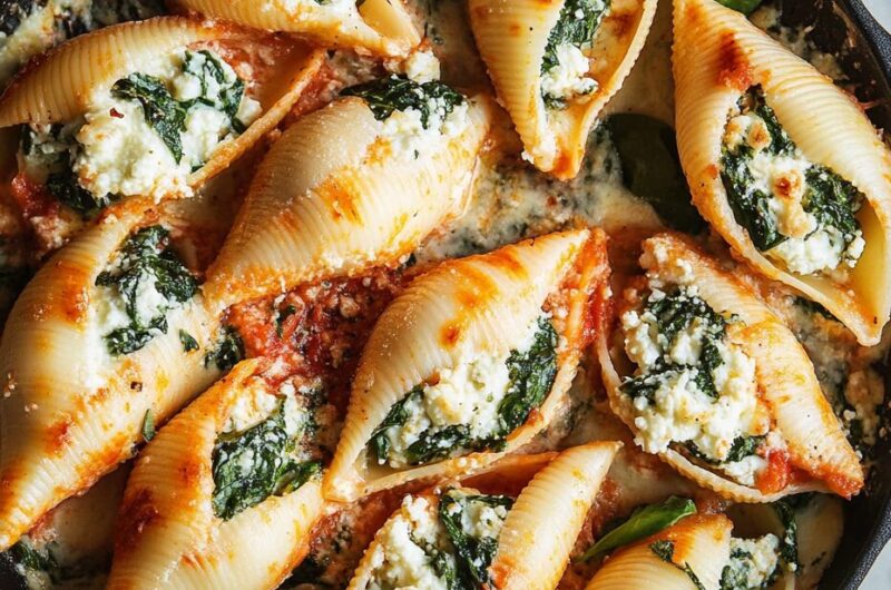 Spinach Ricotta Stuffed Shells