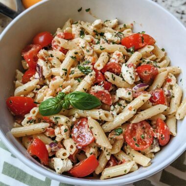 High Protein Pasta Salad