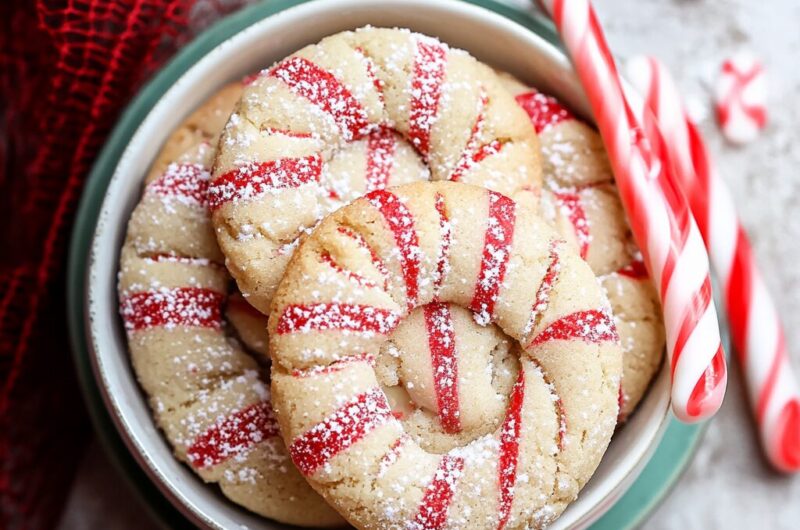 Candy Cane Cookies