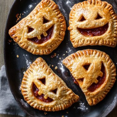Jack-O-Lantern Hand Pies