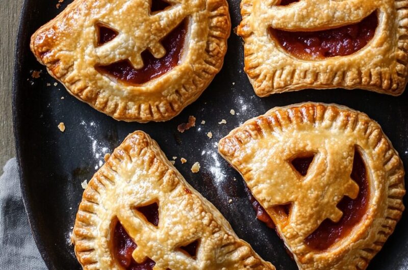 Jack-O-Lantern Hand Pies