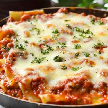 30 Minutes Skillet Lasagna
