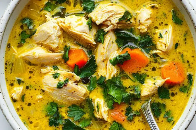 Anti-Inflammatory Turmeric Chicken Soup