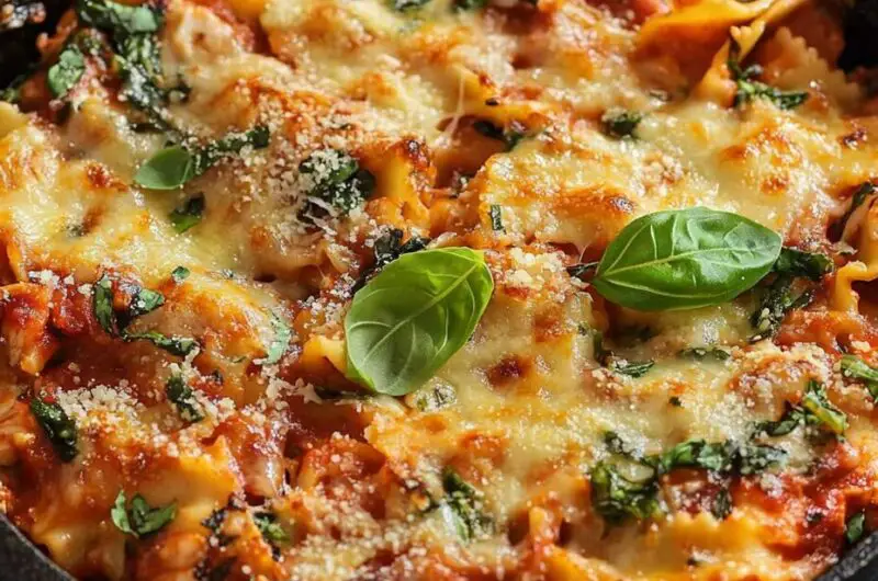 Skillet Chicken Lasagne