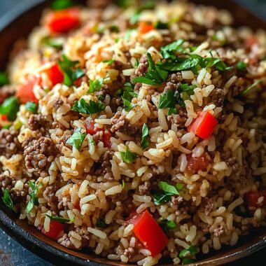 Dirty Rice with Ground Beef