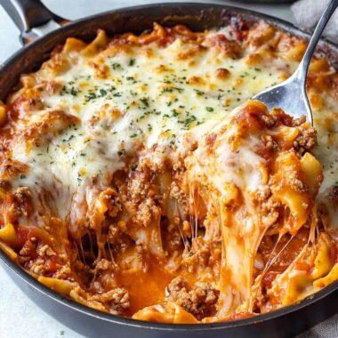Easy Skillet Lasagna