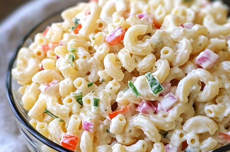 Creamy Homestyle Macaroni Salad