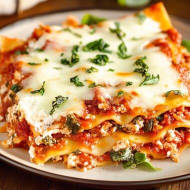 Sheet Pan Lasagna with Crispy Edges