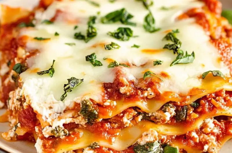 Sheet Pan Lasagna with Crispy Edges