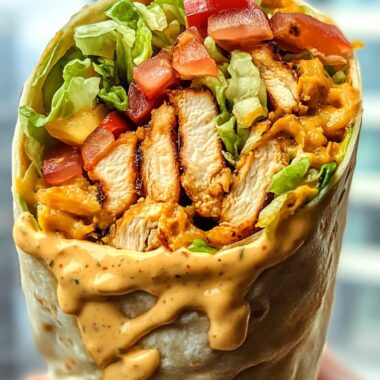 Chipotle Ranch Grilled Chicken Burrito