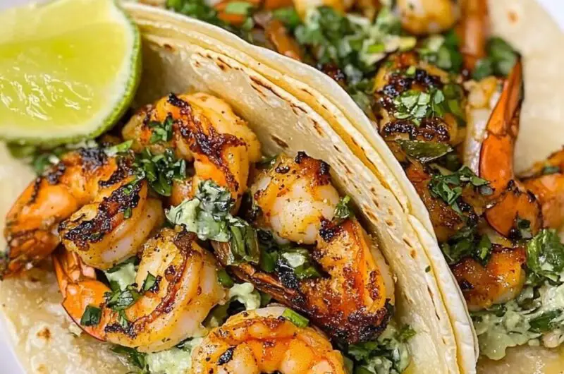 Cilantro Lime Shrimp Tacos