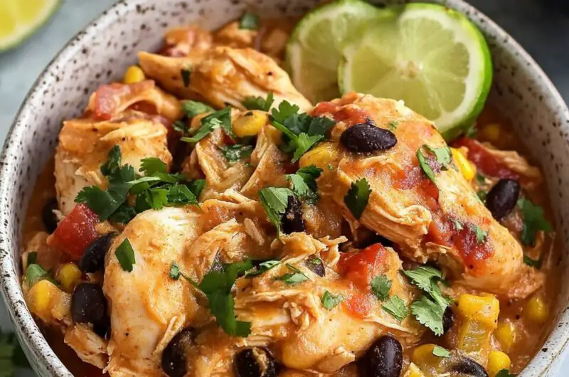 Crock Pot Fiesta Chicken