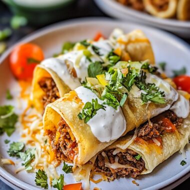 Cheesy Beef Taquitos