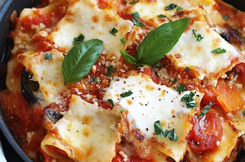 Easy Skillet Vegetable Lasagna