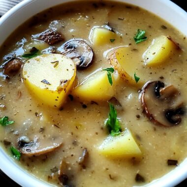 Mushroom Potato Soup