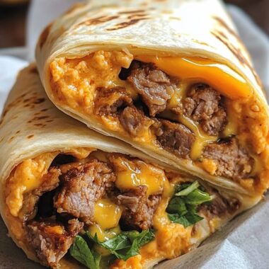 Nacho Cheese Beef Wrap