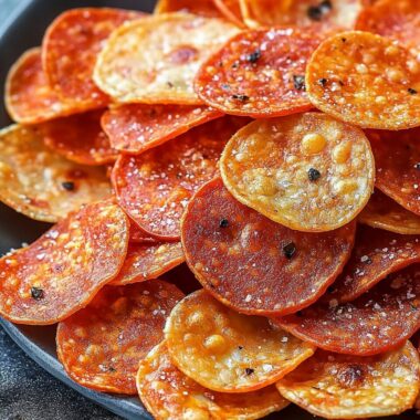 Pepperoni Cheese Crisps