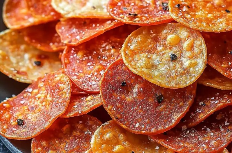 Pepperoni Cheese Crisps