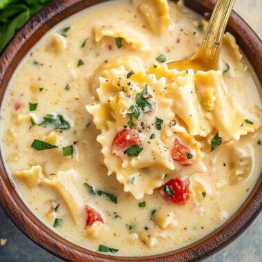 White Lasagna Soup