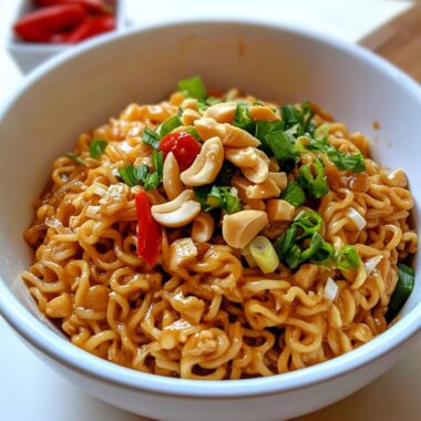 Peanut Butter Ramen Noodles
