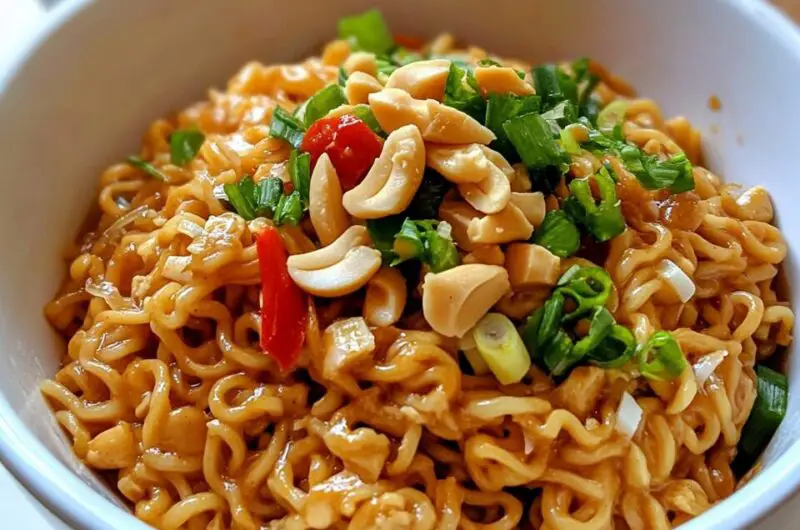 Peanut Butter Ramen Noodles