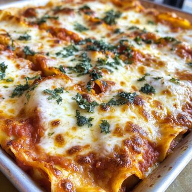 Crispy Sheet Pan Lasagna