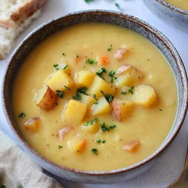 Easy Vegan German Potato Soup