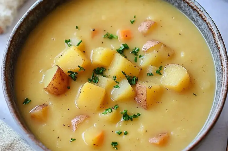 Easy Vegan German Potato Soup