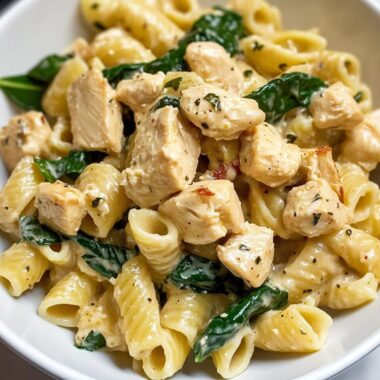 Chicken Spinach Pasta