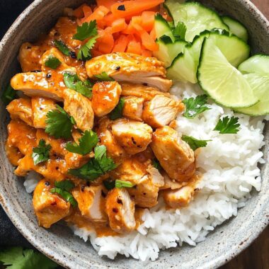 Coconut Chicken Rice Bowl