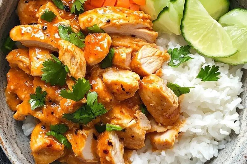 Coconut Chicken Rice Bowl
