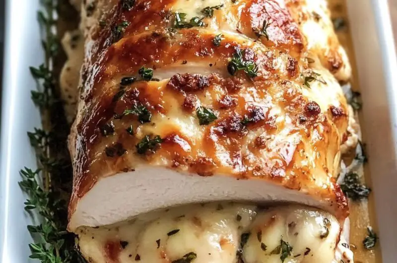 Cheese Stuffed Turkey Breast
