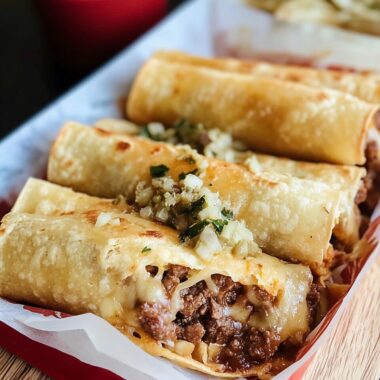 Crispy Beef Taquitos