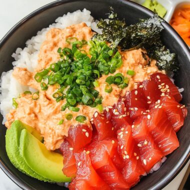 Canned Tuna Sushi Bowl
