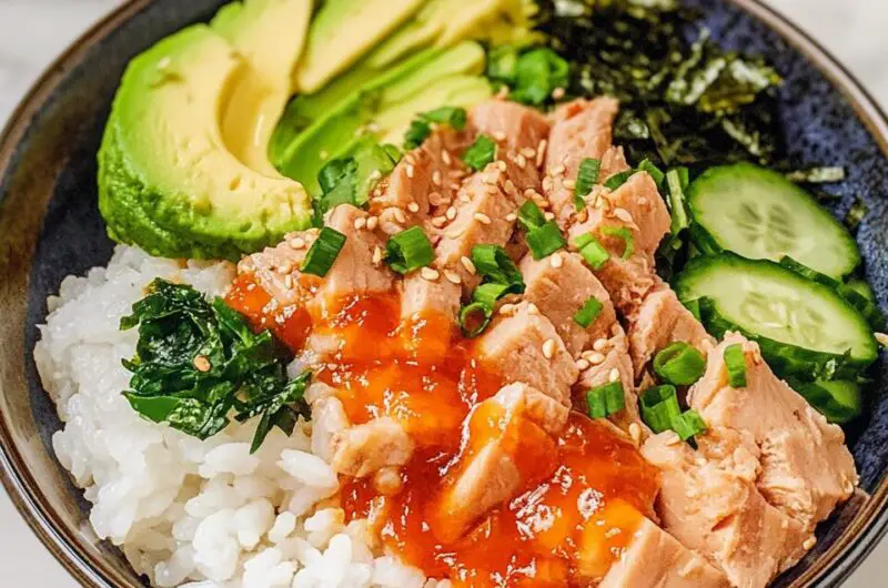 Canned Tuna Sushi Bowl