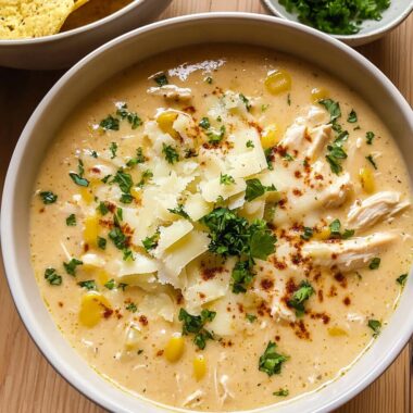 Crockpot Healthy White Chicken Chili