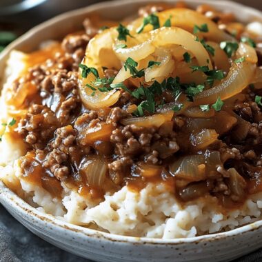 French Onion Ground Beef