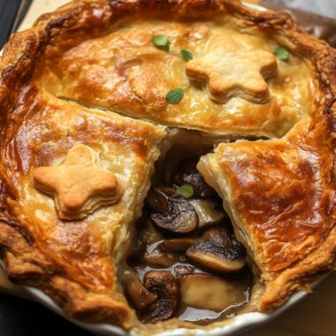 Irish Steak and Mushroom Pie