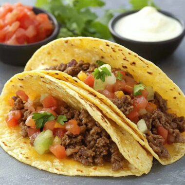 Pan-Fried Beef Tacos